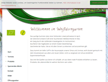 Tablet Screenshot of im-weissdorngarten.de